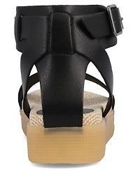 Mia Women's Ellen Ankle-Strap Flatform Casual Sandals