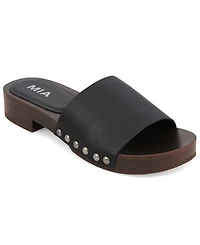 Mia Women's Lanell Round-Toe Casual Slide Sandals