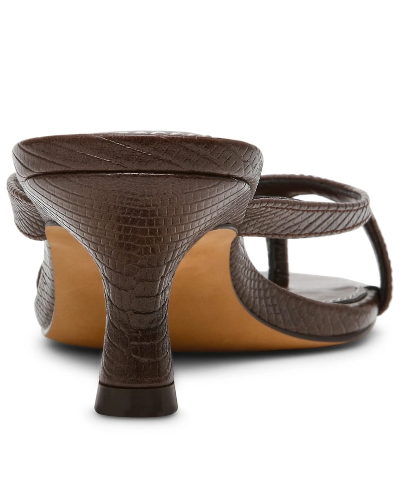 Steve Madden Women's Brienna Strappy Kitten Heel Sandals
