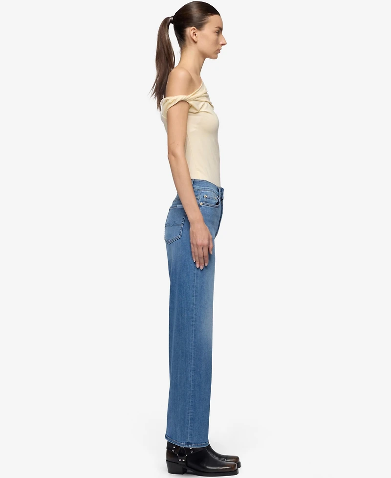 7 For All Mankind Women's Lotta Ankle Flare Jeans