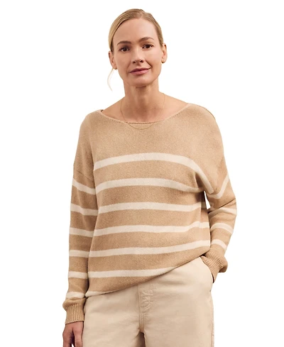 Celtic & Co. Women's Gauzy Boat Neck Sweater