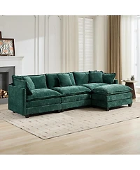 Streamdale Furniture Cloud Couch: Skin-friendly Chenille, Cloud-like Comfort, Modular Design