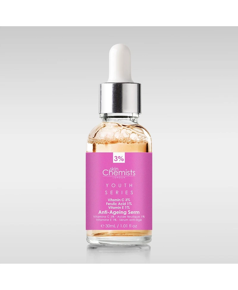 skinChemists Anti-Aging Advanced Serum Vitamin C 3%, Ferulic Acid 1%, Vitamin E 1% 30ml