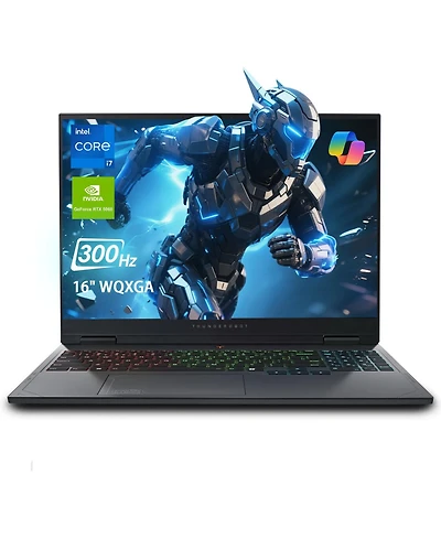 Thunderobot Radiant 16 Gaming Laptop 16" Qhd+ 2.5K 300Hz Display Intel i7-14650HX Nvidia Rtx 5060 32GB DDR5 2TB Ssd Windows 11 Home