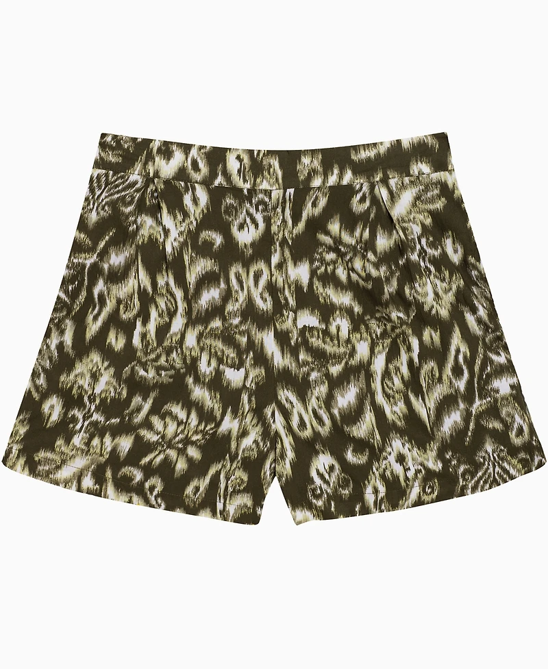 Lauren Ralph Women's Printed Shirt and Shorts, 2-Piece Set