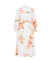 City Chic Women's Haze Bloom Print Maxi Dress