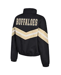 Colosseum Women's Black Colorado Buffaloes Thin Ice Full-Zip Windbreaker Jacket
