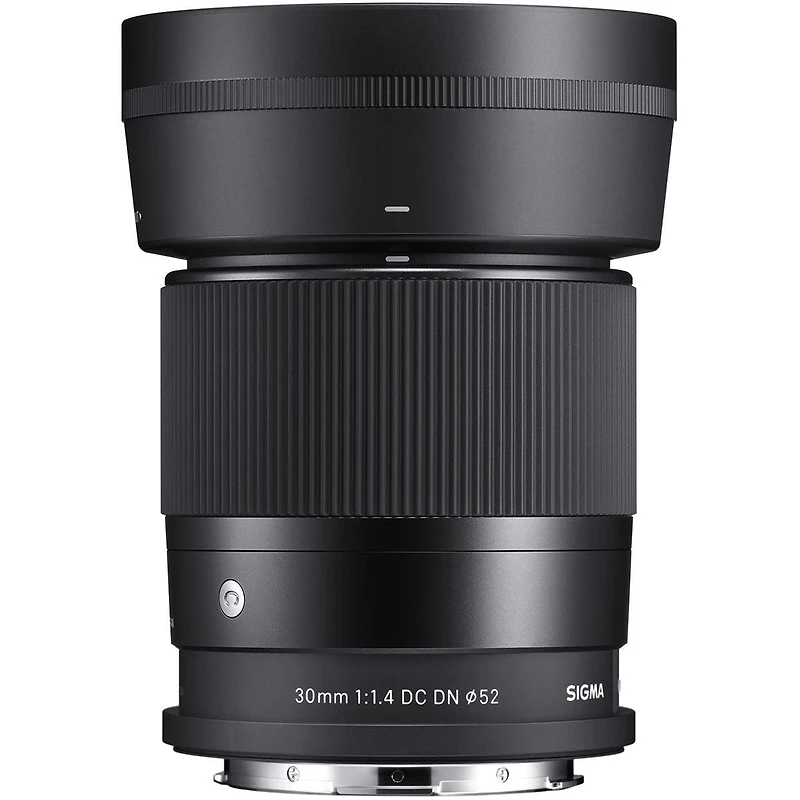 Sigma 30mm f/1.4 Dc Dn Contemporary Lens for L Mount, Bundle with 3-Section Tripod, Cleaning Kit