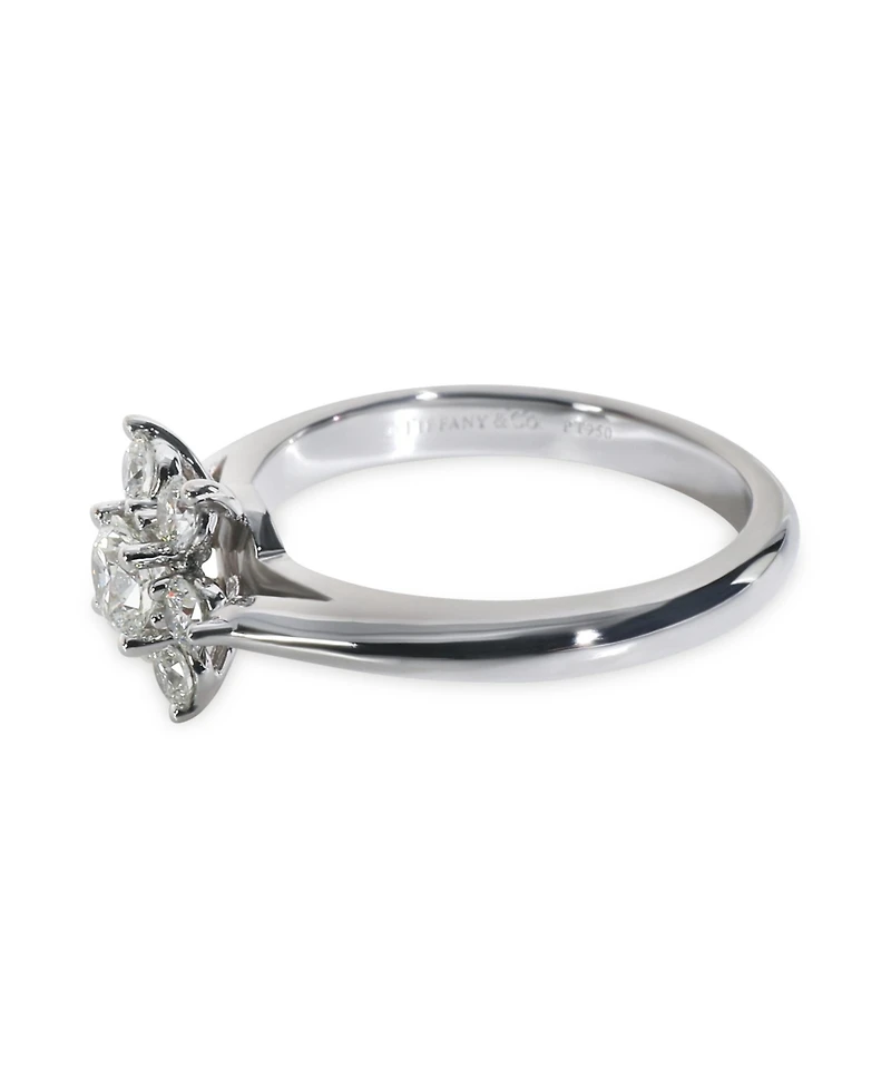 Pre-Owned Tiffany & Co Platinum Diamond Flower Ring