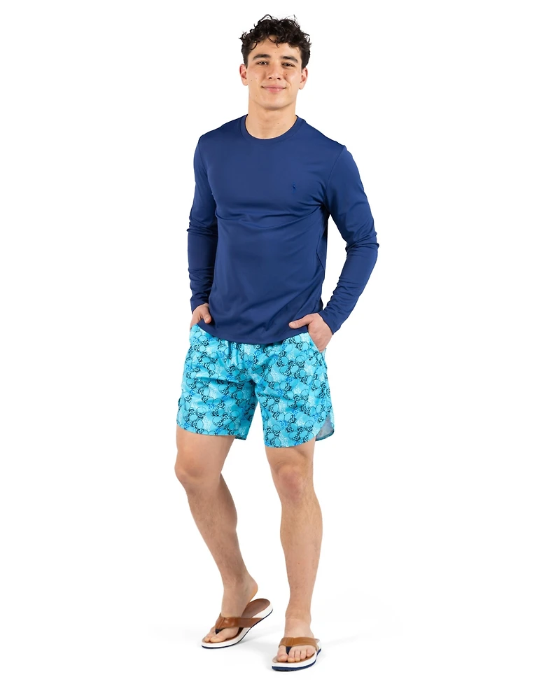 Tailorbyrd Men's Skulls Printed Swim Shorts