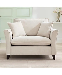 Streamdale Furniture Oversized Armchair, Comfy Chair and a Half Sofa with Pillow