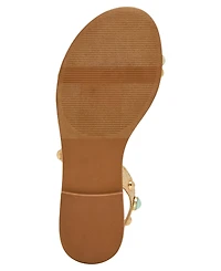 Madden Girl Women's Witty Embellished Strappy Flat Sandals