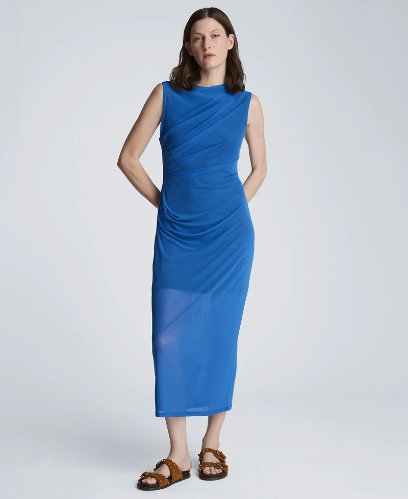 Kenneth Cole Women's Draped Detailed Modern Midi Dress