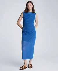 Kenneth Cole Women's Draped Detailed Modern Midi Dress