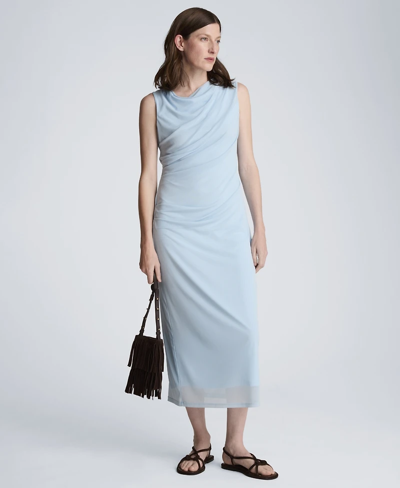 Kenneth Cole Women's Draped Detailed Modern Midi Dress