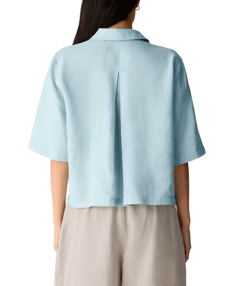 Eileen Fisher Women's Classic Collar Shirt