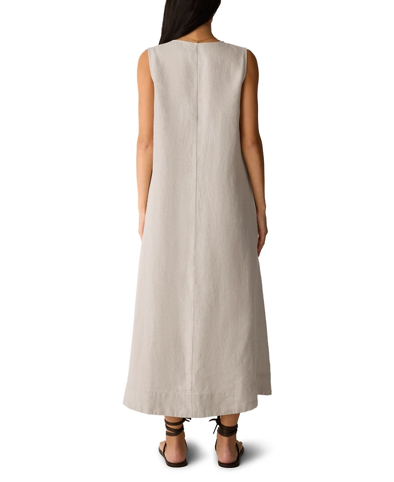 Eileen Fisher Women's Sleeveless V-Neck Dress