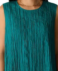 Eileen Fisher Women's Round Neck A-line Dress