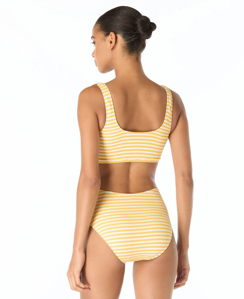 Michael Kors Women's Scoop Neck Cut-Out One-Piece Swimsuit
