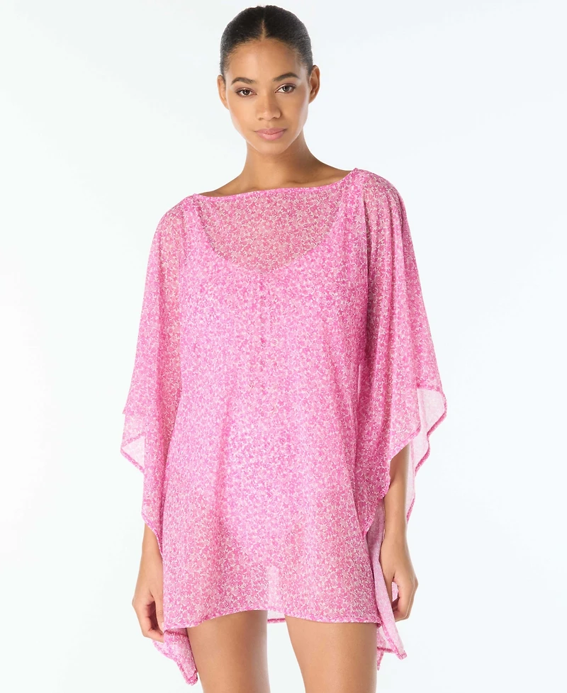 Michael Kors Women's Boat Neck Cover-Up Swim Caftan