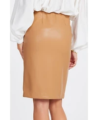 Bishop + Young Women's Briana Faux Leather Skirt
