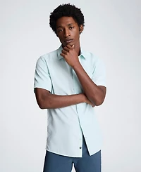 Kenneth Cole Men's Slim Fit Short-Sleeve Shirt