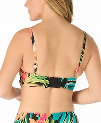 Coco Reef Women's V-Neck Bra Sized Curve Bikini Top