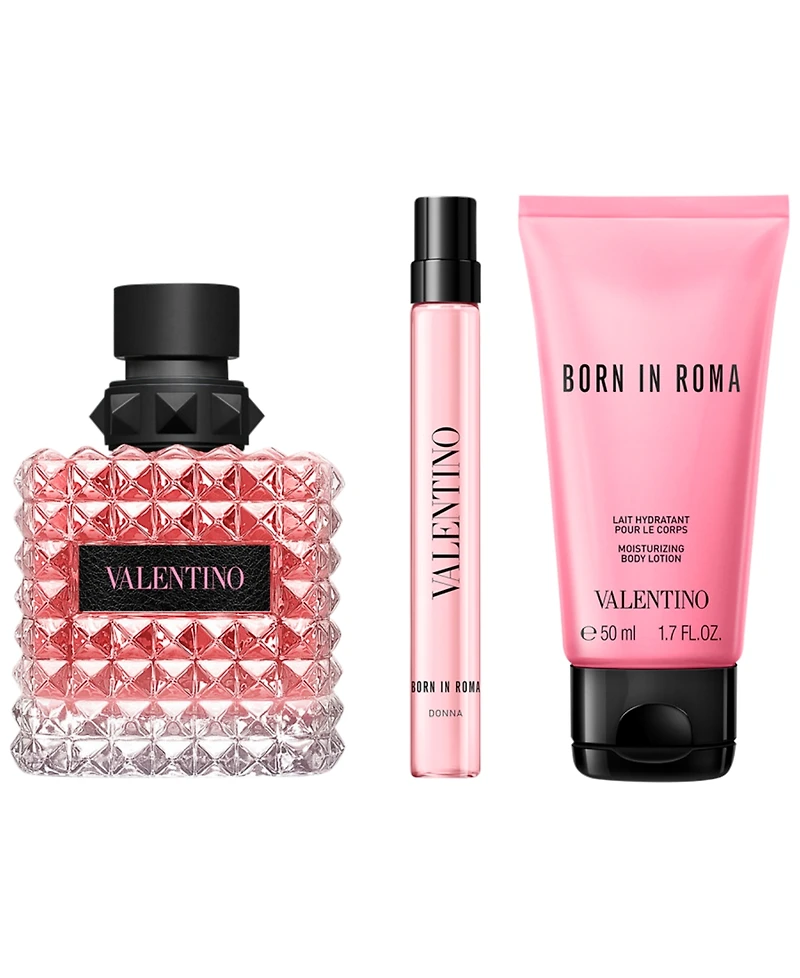 Valentino 3-Pc. Donna Born in Roma Eau de Parfum and Body Lotion Mother's Day Fragrance Gift Set
