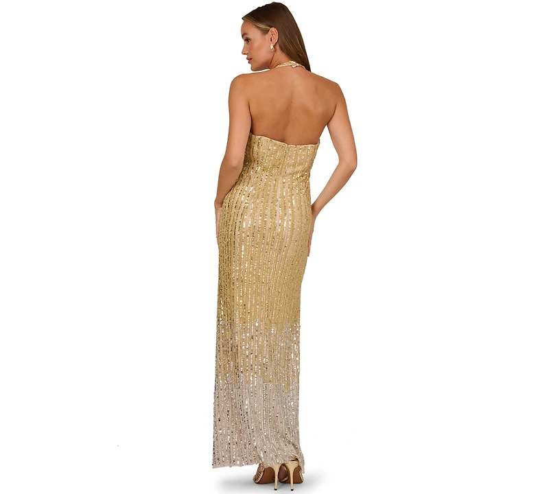 Adrianna Women's Sleeveless V-Neck Gown