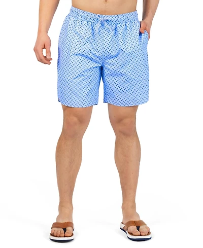 Tailorbyrd Men's Anchors Printed Swim Shorts