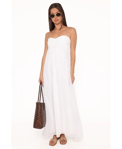 Petal and Pup Women's Vee Strapless Maxi Dress
