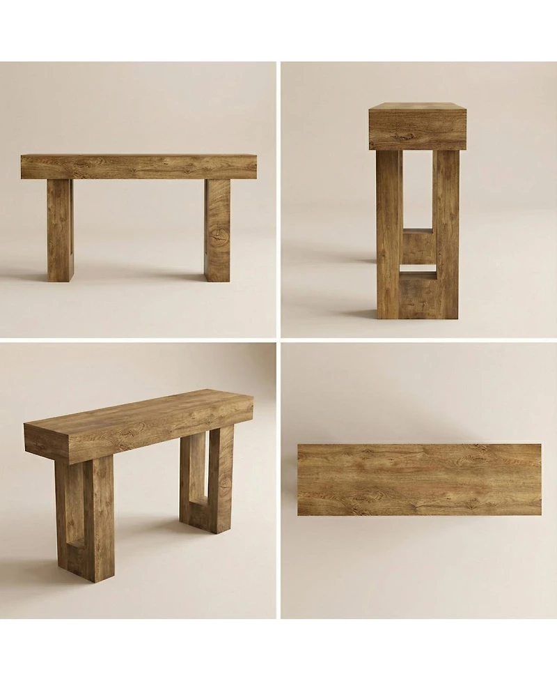 Streamdale Furniture Farmhouse Entryway Console Table with Storage