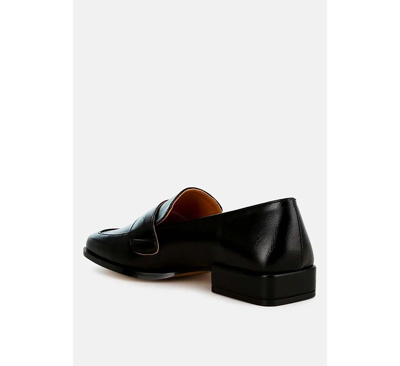 Jongs Metallic Penny Loafers