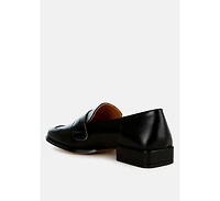 Jongs Metallic Penny Loafers