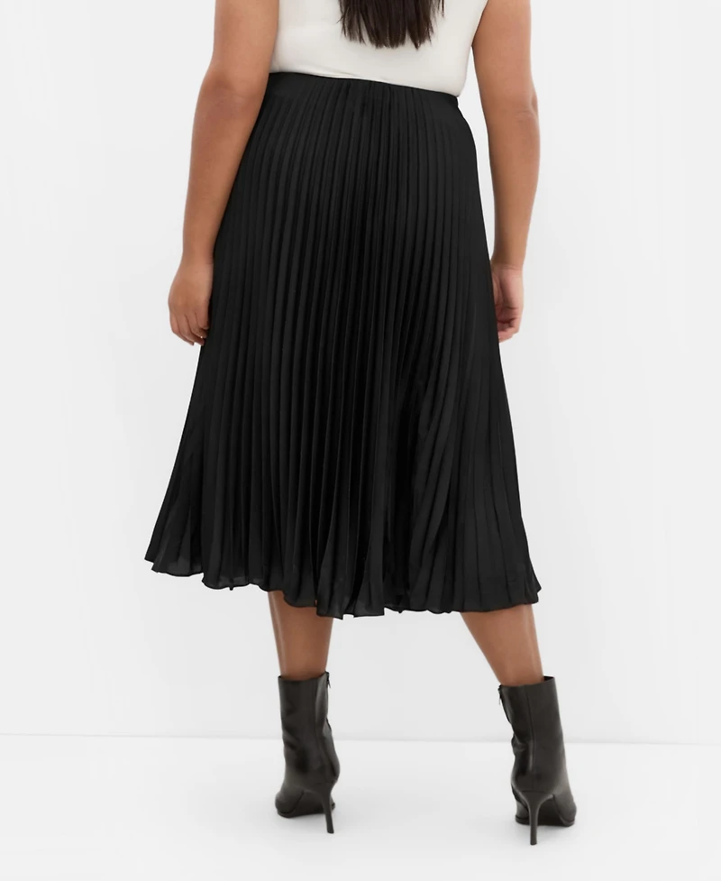 City Chic Women's Selena Pleat Skirt