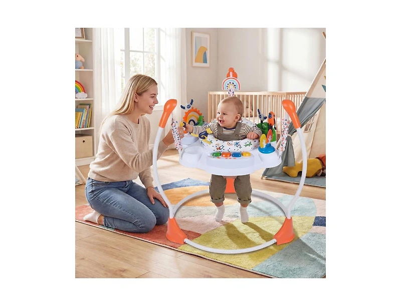 Slickblue Toddler Activity Center Jumper with Lights & Music Toys