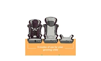 Baby Trend Kids Trend Hybrid Si 3-in-1 Combination Booster Car Seat with Side Impact Protection - Dash Plum