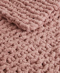 Madison Park Chunky-Knit Chenille Throw, 50" x 60"