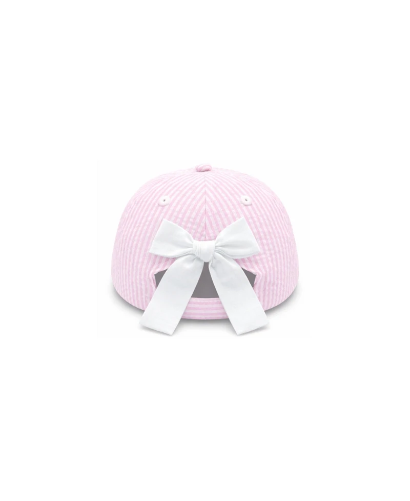 Bits & Bows Girls Little/Big Shamrock Bow Baseball Hat