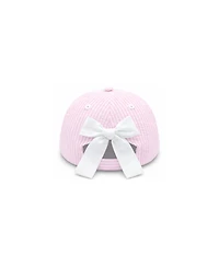 Bits & Bows Girls Little/Big Shamrock Bow Baseball Hat