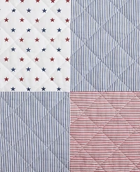 Tommy Hilfiger Ithaca Americana Patchwork Cotton Reversible -Pc. Quilt Set