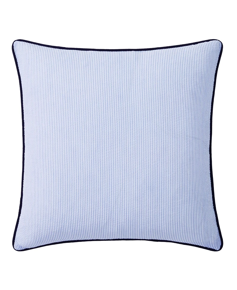 Tommy Hilfiger Riviera Monogram Square Decorative Pillow, 20" x 20"