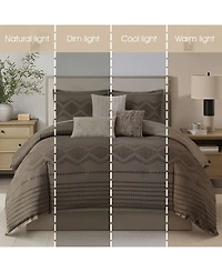 Stratford Park Waverly Geometric 7-Pc. Comforter Set, Queen