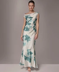 Donna Karan New York Women's Floral Gown