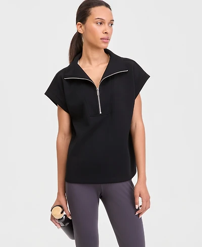Id Ideology Women's Quarter-Zip Sleeveless Top, Macy's Exclusive