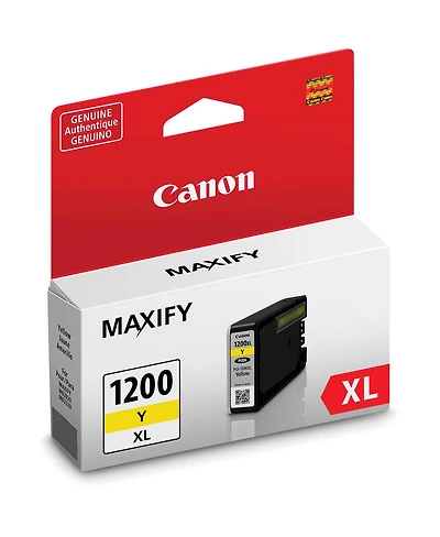 Canon Pgi-1200 Xl Yellow Pigment Ink Tank for Maxify MB2020, MB2120, MB2320, and MB2720 Printers, 900 Pages Yield
