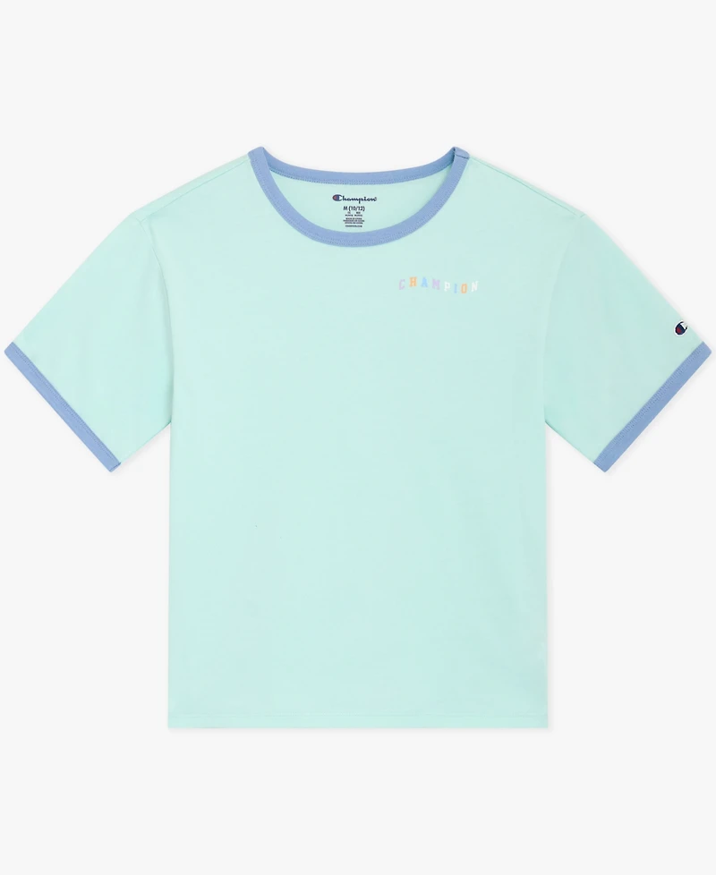 Champion Big Girls' 7-16 Crewneck T-Shirt