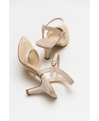 Prologue Shoes Women Chic Mesh Pointed Toe Pump