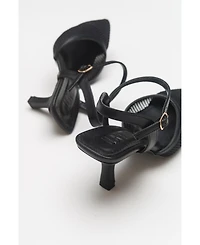 Prologue Shoes Women's Chic Mesh Pointed Toe Pump