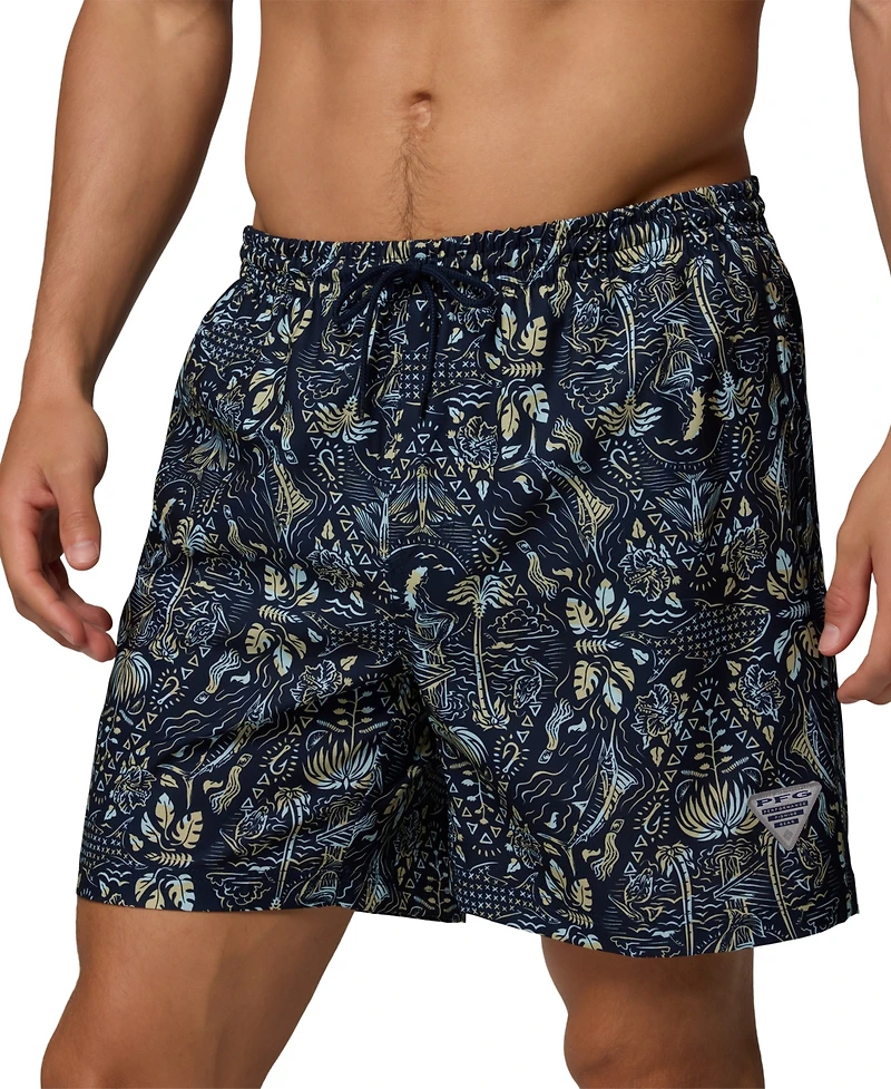 Columbia Men's Pfg Rambler Printed Water Short